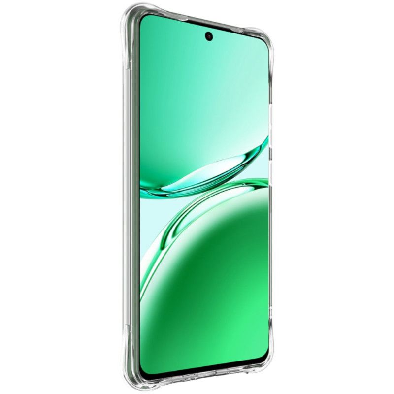 Kryt Oppo Reno 12f 5g Kryt Na Mobil Priehľadná Vlnitá Textúra S Airbagom Imak