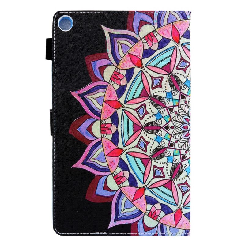 Kožené Puzdro Samsung Galaxy Tab A8 (2021) Grafická Mandala