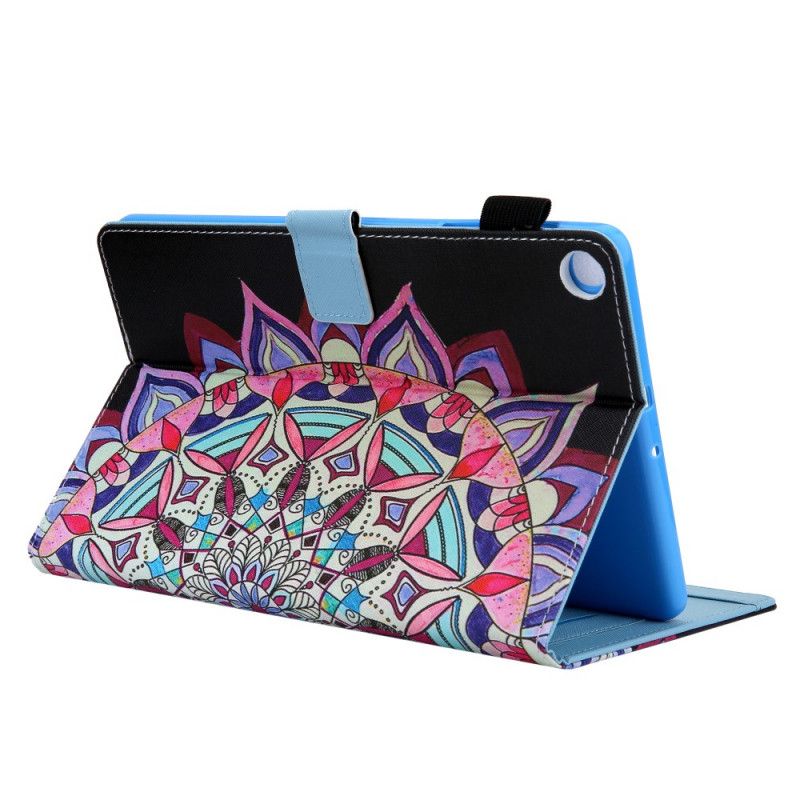 Kožené Puzdro Samsung Galaxy Tab A8 (2021) Grafická Mandala