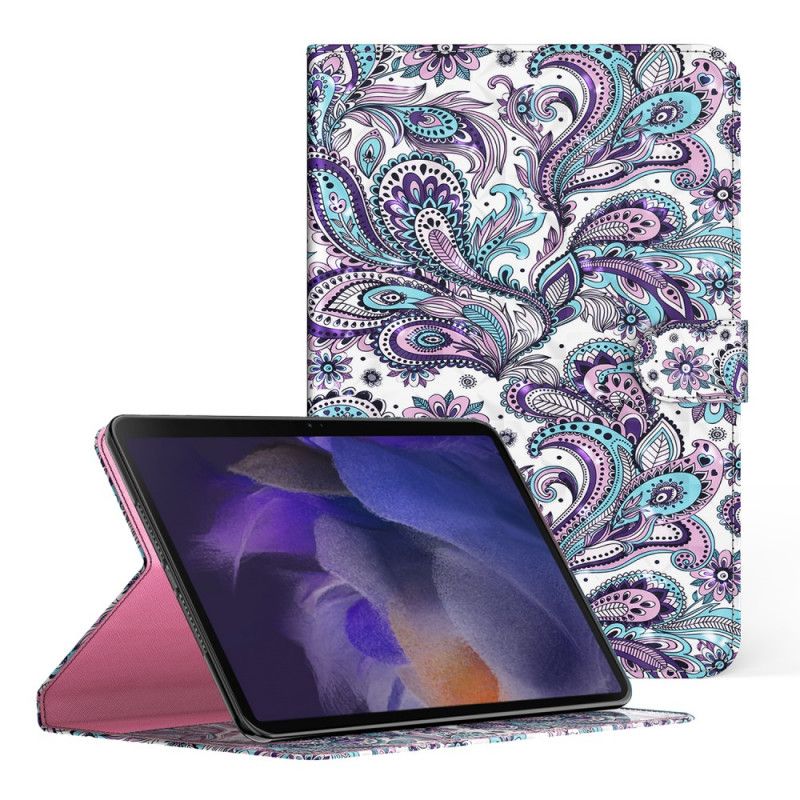 Peňaženkový Kryt Samsung Galaxy Tab A8 (2021) Paisley