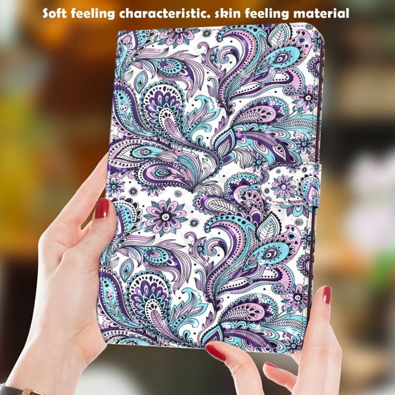 Peňaženkový Kryt Samsung Galaxy Tab A8 (2021) Paisley