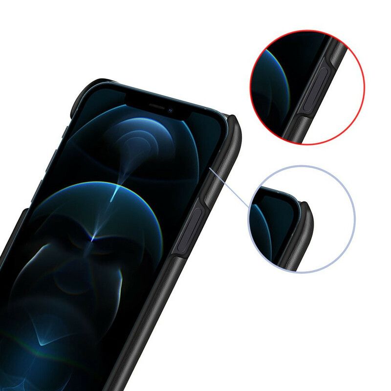 Kryt iPhone 13 Pro Max Dvojfarebný Kožený Efekt Ksq