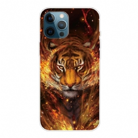 Kryt iPhone 13 Pro Max Flexibilný Tiger