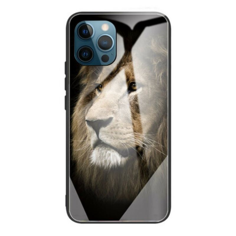 Kryt iPhone 13 Pro Max Tvrdené Sklo Lion Head