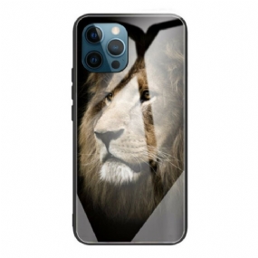 Kryt iPhone 13 Pro Max Tvrdené Sklo Lion Head