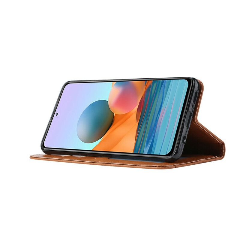 Flipové Puzdro Xiaomi Redmi Note 10 / 10S Kožené Puzdro Držiak Kariet Z Umelej Kože