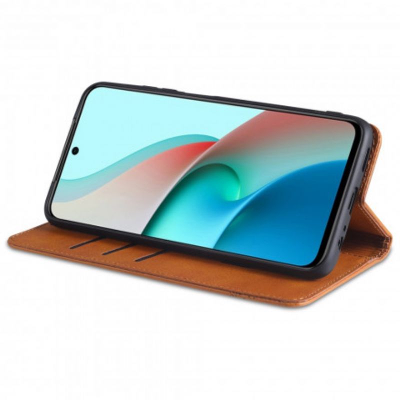 Flipové Puzdro Xiaomi Redmi Note 10 / 10S Kožené Puzdro Kožený Štýl Azns