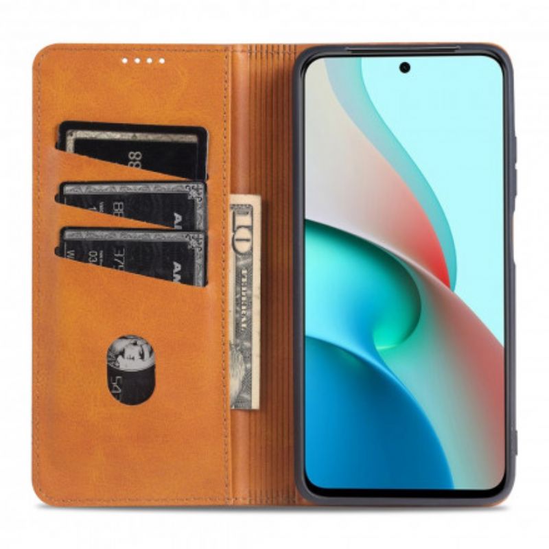 Flipové Puzdro Xiaomi Redmi Note 10 / 10S Kožené Puzdro Kožený Štýl Azns