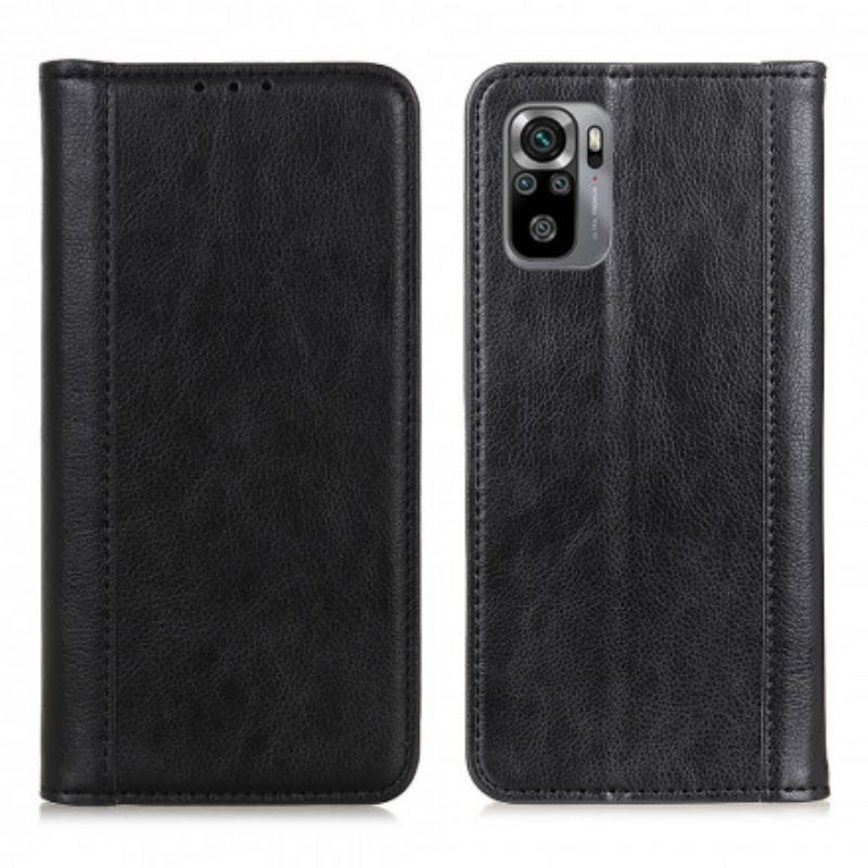 Flipové Puzdro Xiaomi Redmi Note 10 / 10S Kožené Puzdro Verzia Litchi Split Leather