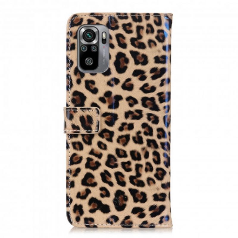 Flipové Puzdro Xiaomi Redmi Note 10 / 10S Leopard