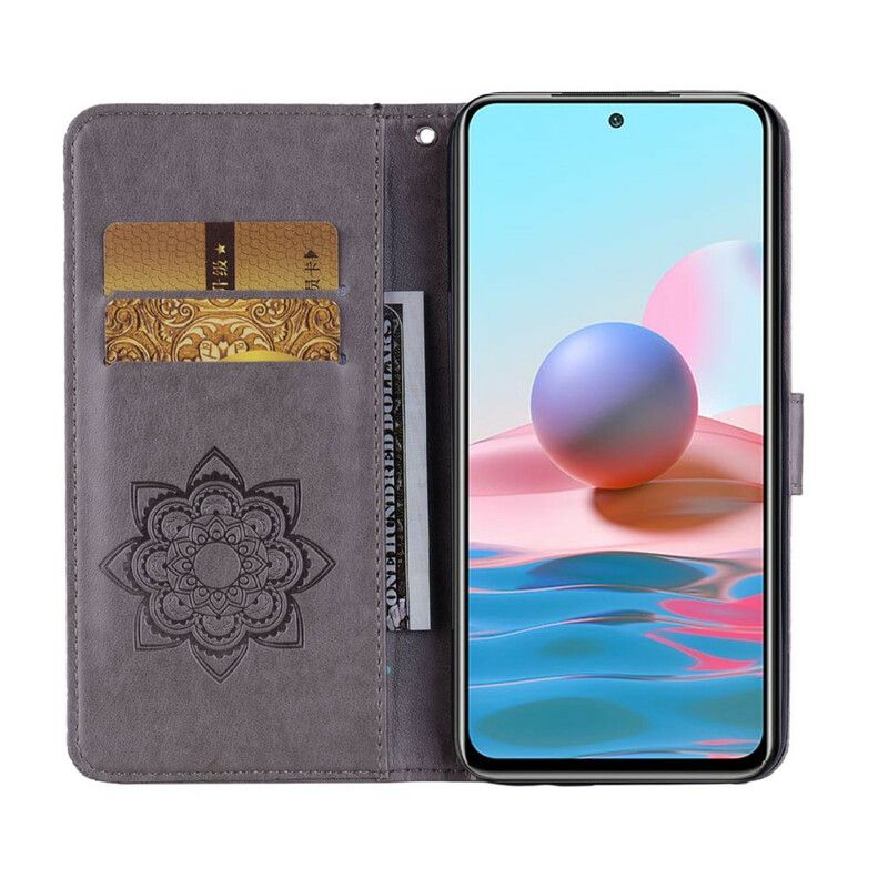 Flipové Puzdro Xiaomi Redmi Note 10 / 10S Sova Mandala A Kúzlo