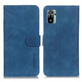 Kožené Puzdro Xiaomi Redmi Note 10 / 10S Khazneh Vintage Kožený Efekt