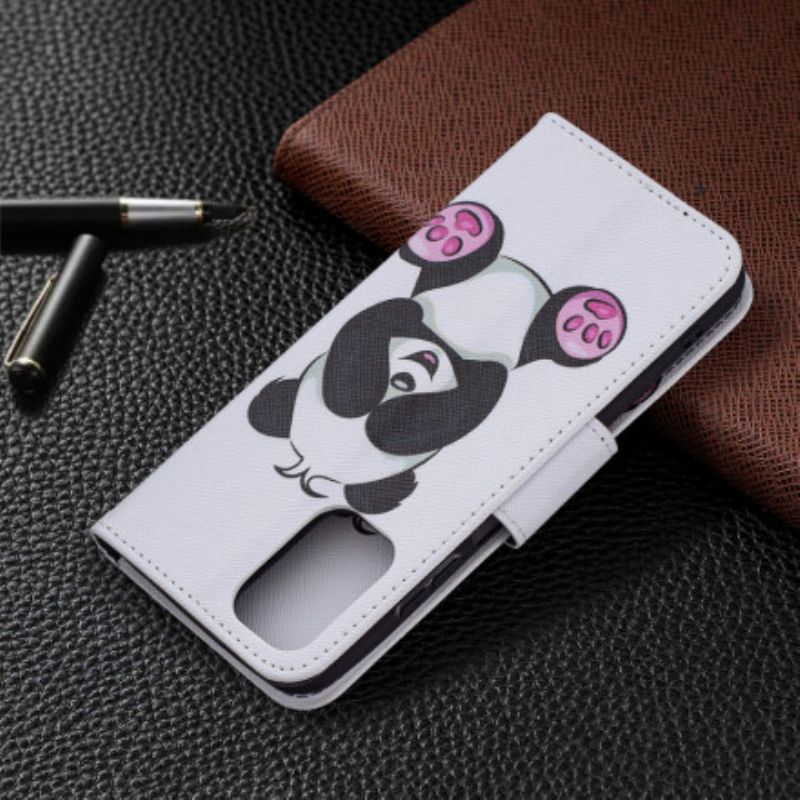 Kožené Puzdro Xiaomi Redmi Note 10 / 10S Panda Zábava