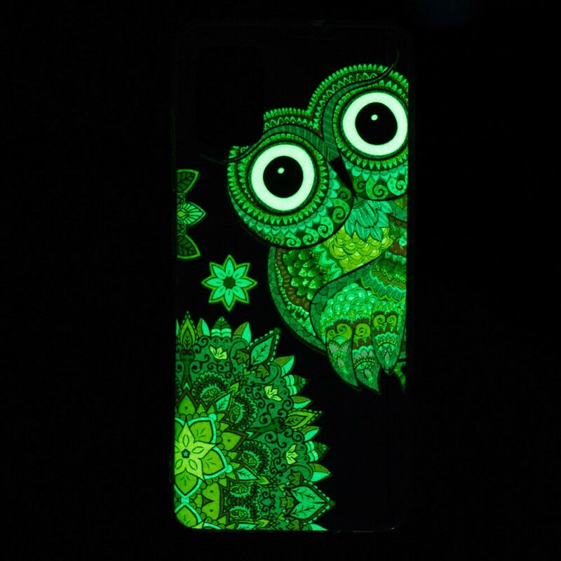 Kryt Xiaomi Redmi Note 10 / 10S Fluorescenčná Mandala Sova