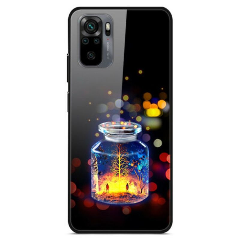 Kryt Xiaomi Redmi Note 10 / 10S Fľaša Na Želanie Z Tvrdeného Skla