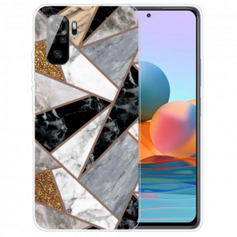 Kryt Xiaomi Redmi Note 10 / 10S Intenzívna Geometria Mramoru