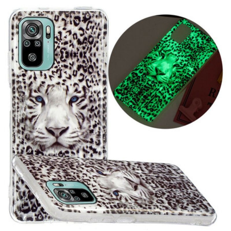 Kryt Xiaomi Redmi Note 10 / 10S Leopard Fluorescenčný