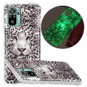 Kryt Xiaomi Redmi Note 10 / 10S Leopard Fluorescenčný