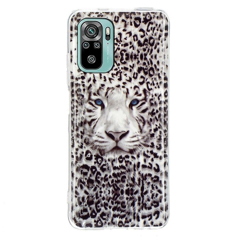 Kryt Xiaomi Redmi Note 10 / 10S Leopard Fluorescenčný