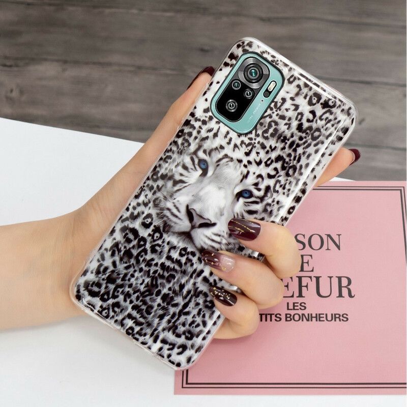 Kryt Xiaomi Redmi Note 10 / 10S Leopard Fluorescenčný