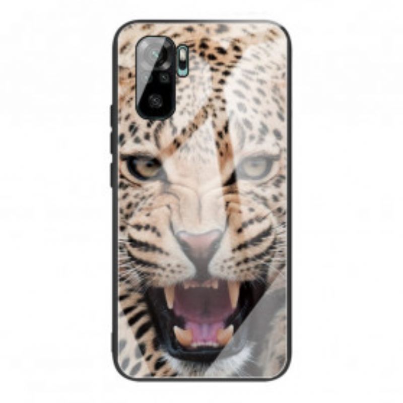 Kryt Xiaomi Redmi Note 10 / 10S Leopardie Tvrdené Sklo