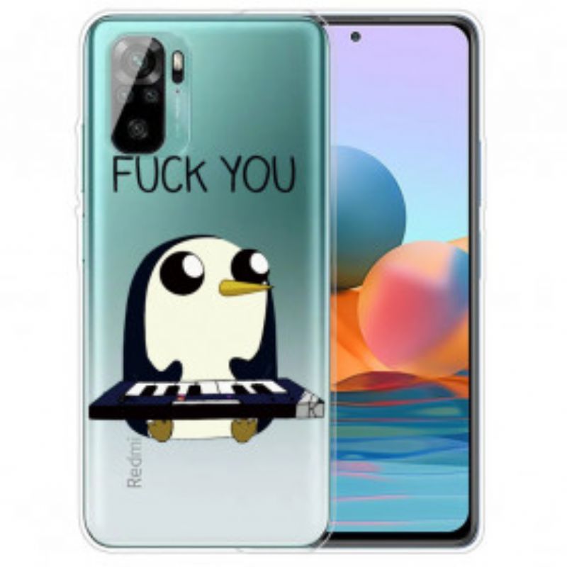 Kryt Xiaomi Redmi Note 10 / 10S Penguin Fuck You