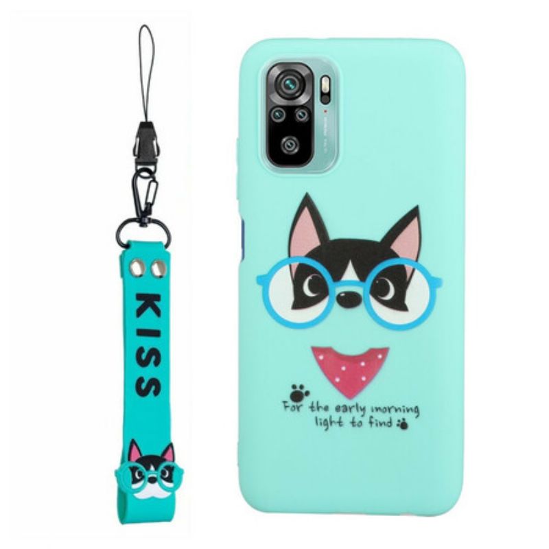 Kryt Xiaomi Redmi Note 10 / 10S Pes S Lanyard Kiss