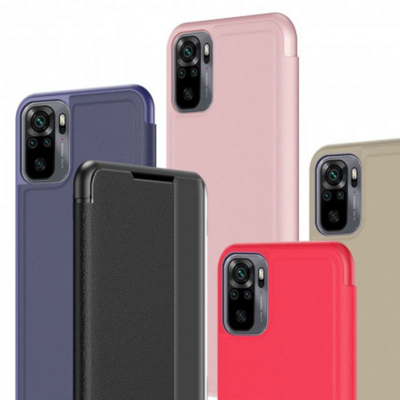 Kryt Xiaomi Redmi Note 10 / 10S Prémiová Umelá Koža