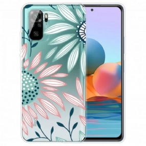 Kryt Xiaomi Redmi Note 10 / 10S Transparentný Jeden Kvet