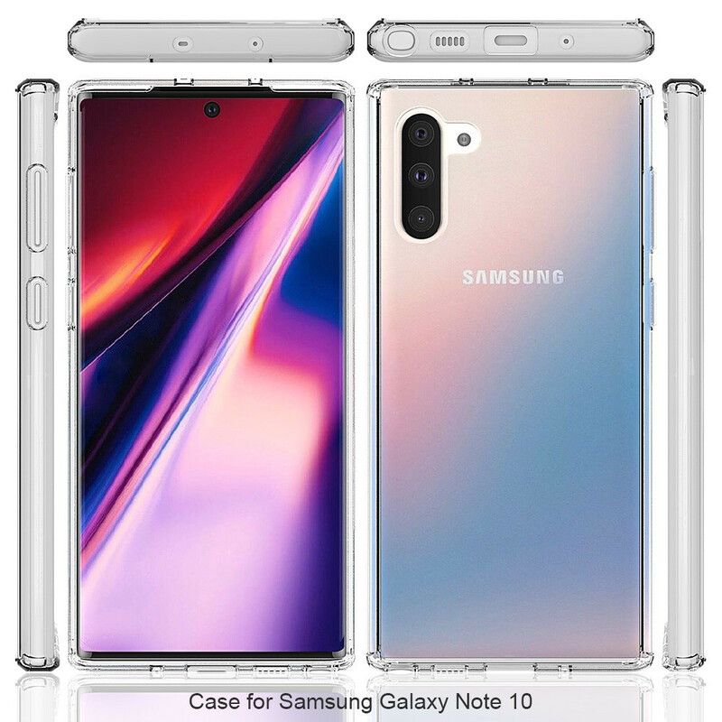 Kryt Samsung Galaxy Note 10 Transparentné A Akrylové