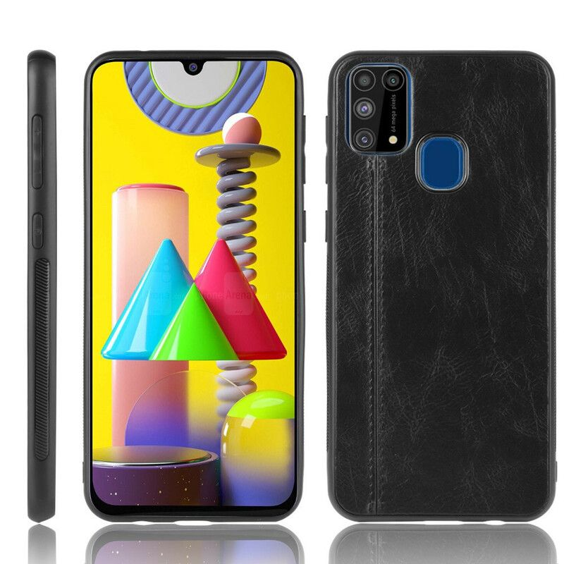 Kryt Samsung Galaxy M31 Couture Leather Effect