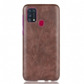 Kryt Samsung Galaxy M31 Litchi Performance Leather Effect