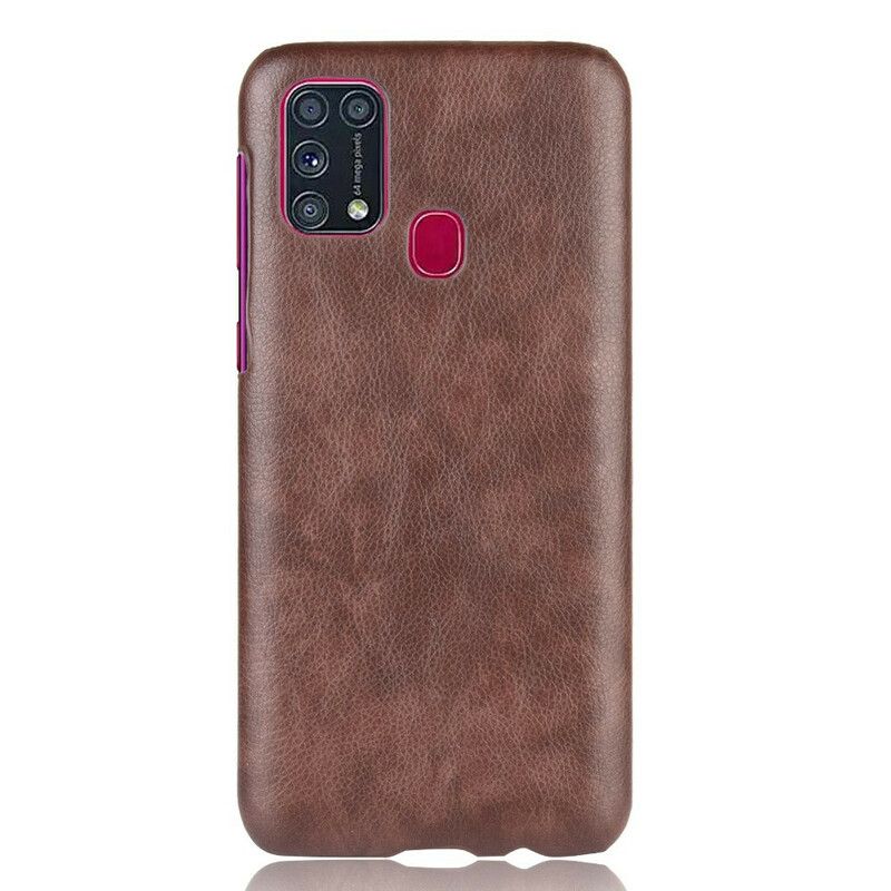 Kryt Samsung Galaxy M31 Litchi Performance Leather Effect