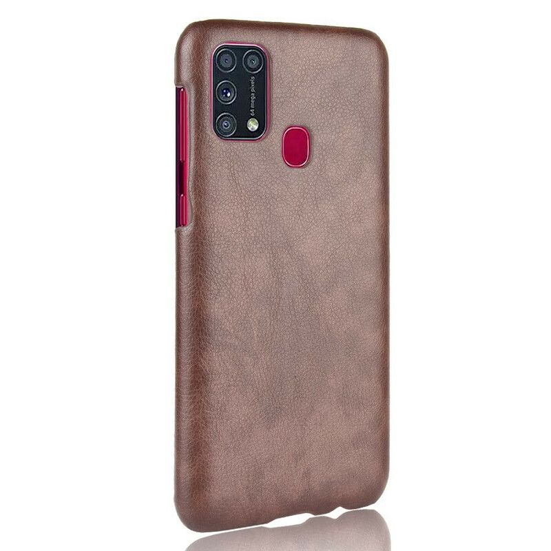 Kryt Samsung Galaxy M31 Litchi Performance Leather Effect