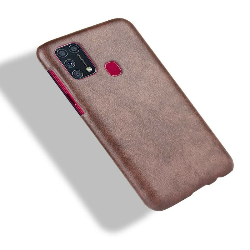 Kryt Samsung Galaxy M31 Litchi Performance Leather Effect