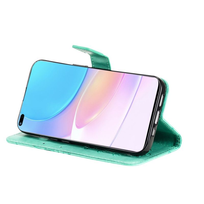 Kožené Puzdro Huawei Nova 8i Obrie Motýle