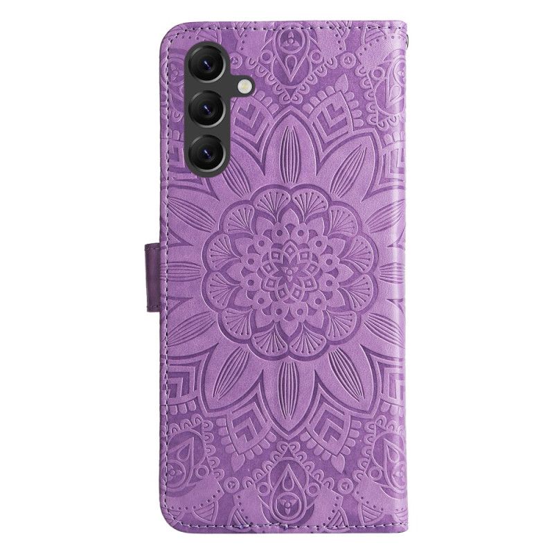 Puzdro Na Samsung Galaxy A15 5g Mandala Print With Lanyard