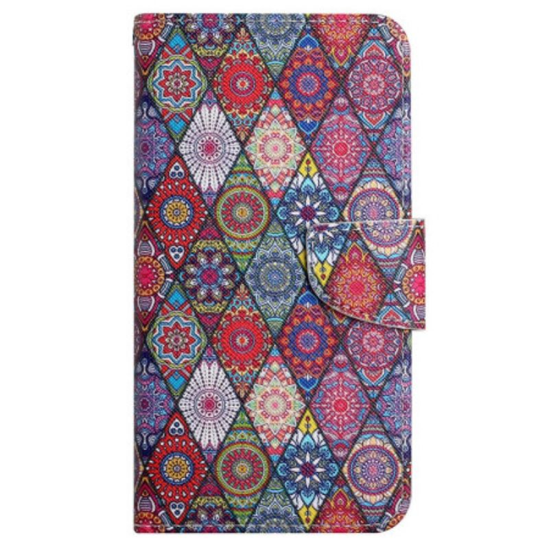 Puzdro Samsung Galaxy A15 5g Patchwork S Popruhom