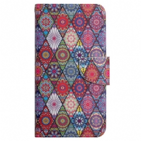 Puzdro Samsung Galaxy A15 5g Patchwork S Popruhom