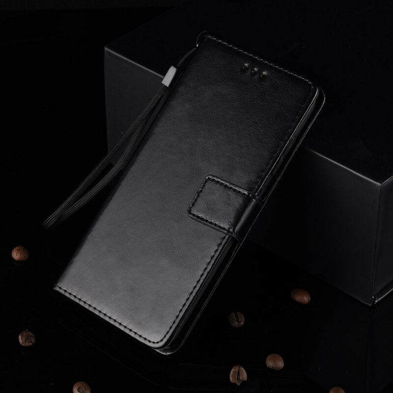 Kožené Puzdro Xiaomi Redmi Note 9 Pro 5G Krikľavá Umelá Koža