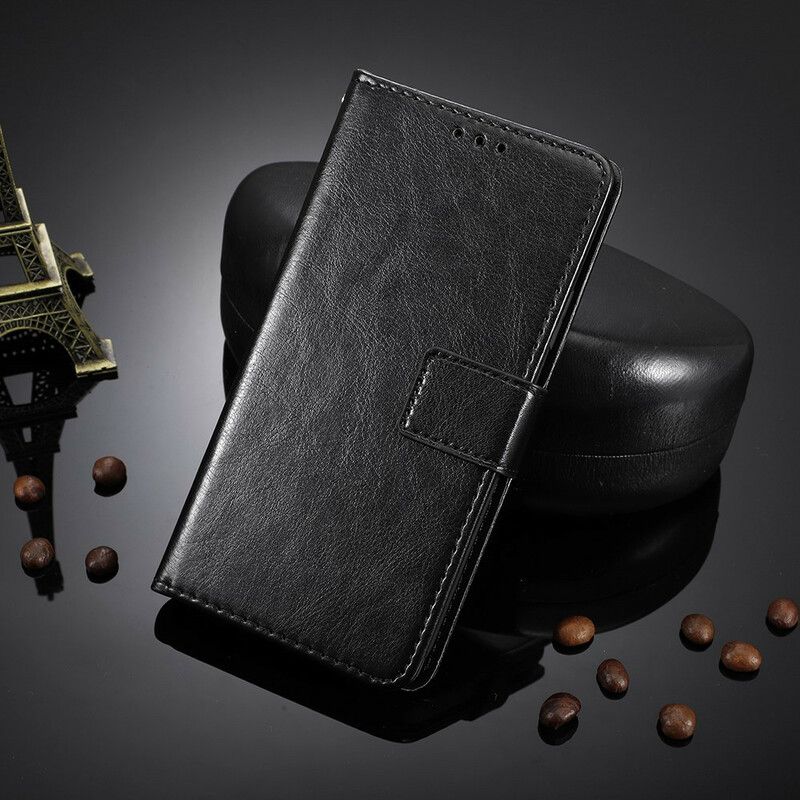 Kožené Puzdro Xiaomi Redmi Note 9 Pro 5G Krikľavá Umelá Koža