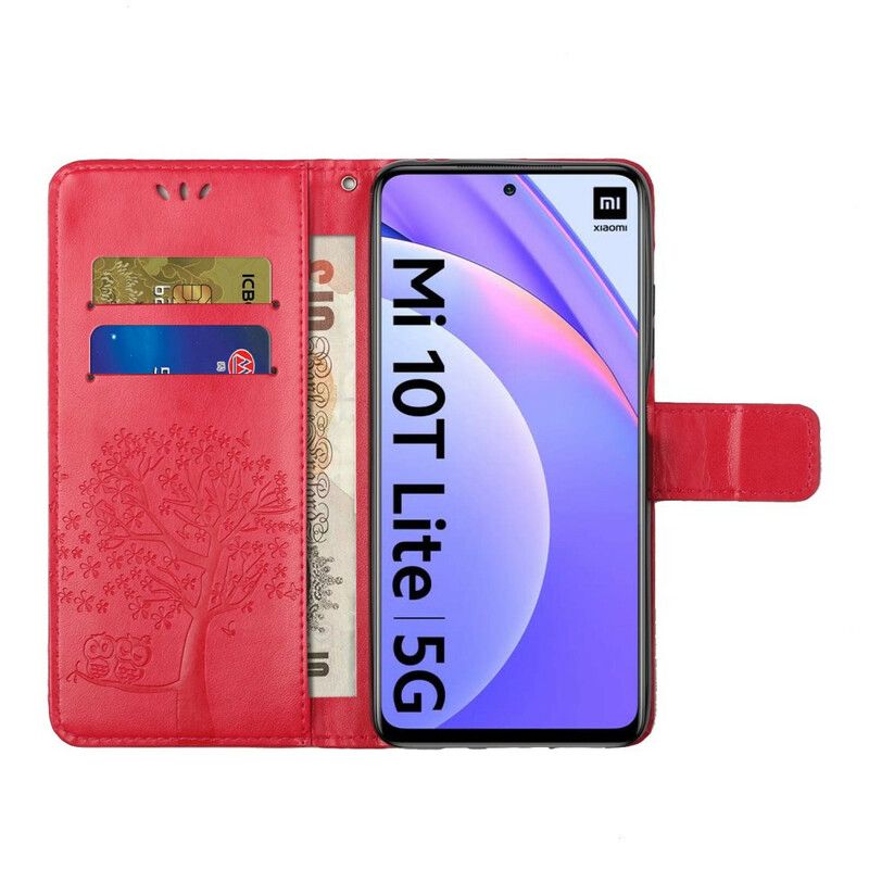 Kožené Puzdro Xiaomi Redmi Note 9 Pro 5G Tanga Strom A Sovy