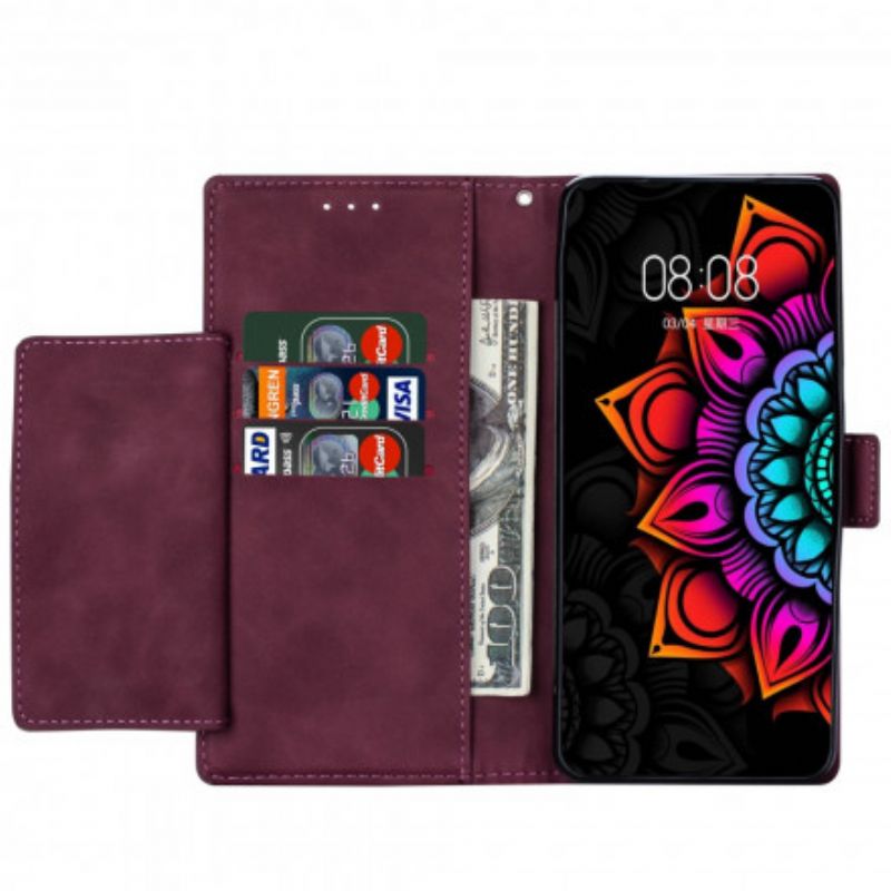 Peňaženkový Kryt Xiaomi Redmi Note 9 Pro 5G Strappy Mandala