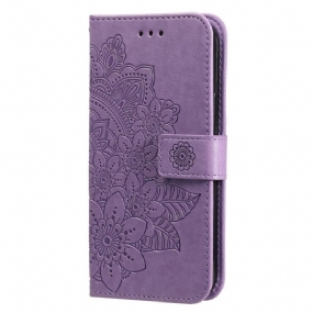 Kožené Puzdro Oppo Find X5 Strappy Mandala