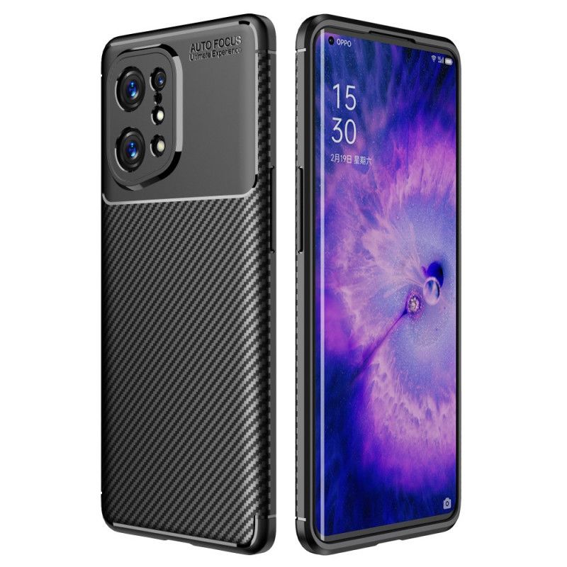 Kryt Oppo Find X5 Hadica Z Uhlíkových Vlákien