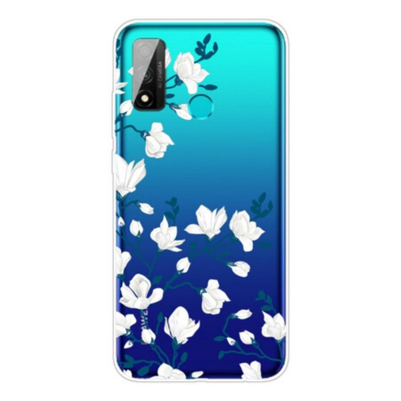 Kryt Huawei P Smart 2020 Biele Kvety