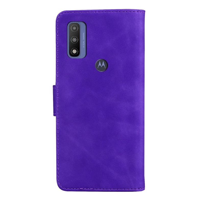 Kožené Puzdro Moto E40 / E30 / E20 Skin-touch Butterfly