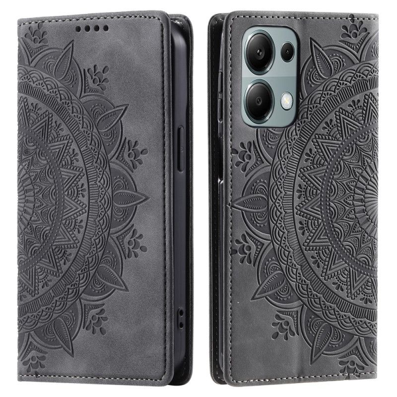 Flipové Puzdro Xiaomi 14t Kryt Na Mobil Mandala Suede Effect