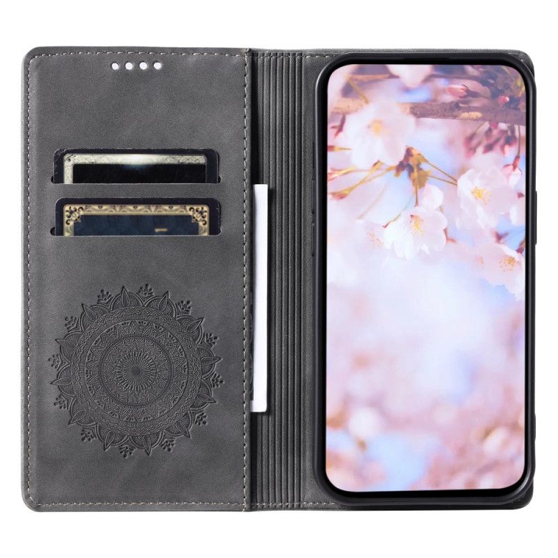 Flipové Puzdro Xiaomi 14t Kryt Na Mobil Mandala Suede Effect