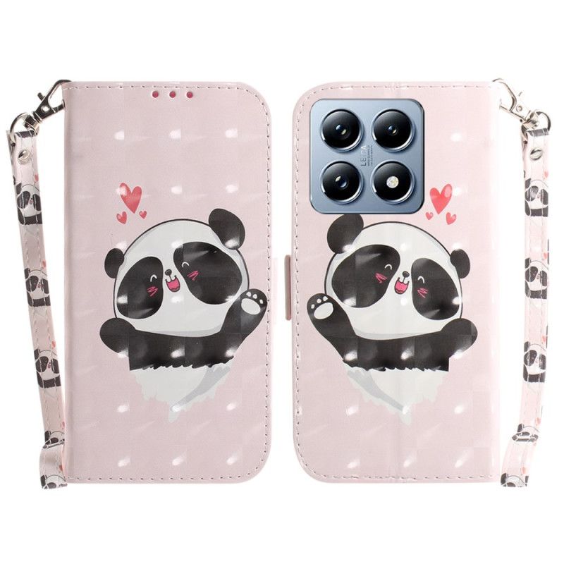 Puzdro Xiaomi 14t Panda Love S Popruhom